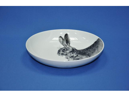 тарелка глубокая 205 мм (1/20) кролик