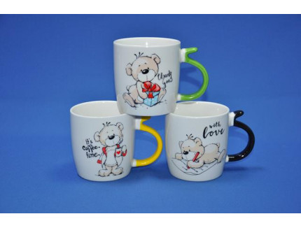 кружка 330 мл микс Тедди